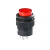 RL16-503B 16MM Plastik 4 Pin Yaylı Buton Kırmızı
