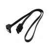 SATA 3 III 6Gbps HDD SSD Hard Disk Hard Drive Kablosu 90C - Siyah