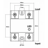 SSR-100DA Solid State Röle 100A - 3-32VDC Giriş 24-380VAC Çıkış