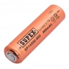 Supex 14500 3.7V 900mAh Li-ion Şarjlı Pil (Başlı)