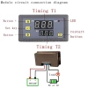 T3230 12V 20A Programlanabilir Dijital LED Ekranlı Zamanlayıcı Gecikme Rölesi