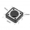 Tact Switch ( Tact Buton ) 12x12x4.3mm