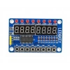 TM1638 Modülü Anahtar Ekran AVR Arduino 8-Bit Dijital LED Kartı