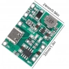TP4056 Pil Şarj ve Voltaj Yükseltici 3.7V 4.2V Type-C Usb