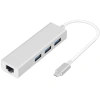 Type-C Hub 3 Port USB 3.0 Çoklayıcı + 1000 Mpbs Ethernet Çevirici