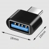 Type-C to USB 3.0 OTG Dönüştürücü Çevirici Siyah