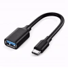 Type-C to USB 3.0 OTG Dönüştürücü Kablo Adaptör Siyah 20cm