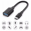 Type-C to USB 3.0 OTG Dönüştürücü Kablo Adaptör Siyah 20cm