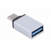 Type-C To USB 3.0 Otg Gri (Silver) Renk Çevirici