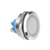 WD25L-P0 25mm 12-24V Metal Sinyal Lambası - Beyaz