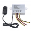 XK-W1099 220V Sıcaklık ve Nem Ölçer Ekranlı Termostat - Röle Modülü