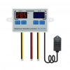 XK-W1099 220V Sıcaklık ve Nem Ölçer Ekranlı Termostat - Röle Modülü