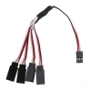 Y Tipi Servo Kablosu 15cm - 1JR Erkek 4 Futaba Dişi