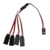 Y Tipi Servo Kablosu 30cm - 1JR Erkek 4 Futaba Dişi
