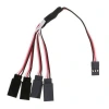 Y Tipi Servo Kablosu 30cm - 1JR Erkek 4 Futaba Dişi