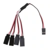 Y Tipi Servo Kablosu 60cm - 1JR Erkek 4 Futaba Dişi
