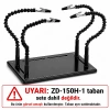 ZD-11P 4 Adet Timsah Uçlu PCB Tutucu - Tabansız
