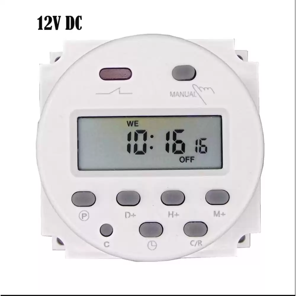 Zaman Saati 12VDC Zaman Ayarlanabilir Roleli Timer