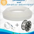 Led Takılabilir 10 mt Çim Sınırlayıcı + GÜN IŞIĞI Şerit Led + 1 Adet Bağlantı Fişi Seti
