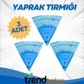 PLASTİK MAVİ BAHÇE TIRMIĞI ( 3 ADET )