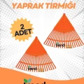 PLASTİK TURUNCU BAHÇE TIRMIĞI (2Lİ SET)