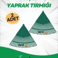 PLASTİK YEŞİL BAHÇE TIRMIĞI (2Lİ SET)