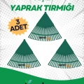 PLASTİK YEŞİL BAHÇE TIRMIĞI (3LÜ SET)