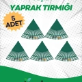 PLASTİK YEŞİL BAHÇE TIRMIĞI (5Lİ SET)