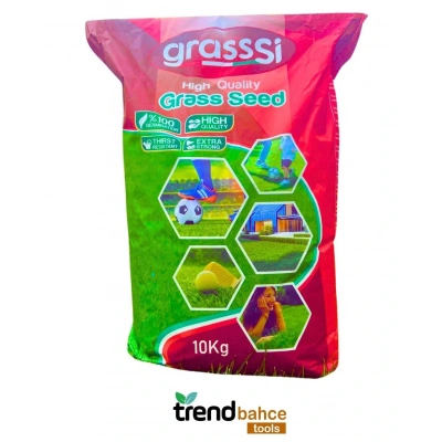 GrassSi Çim Tohumu Ithal 6li Karışım 10 KG