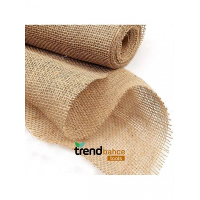 Jüt 7 Ons Kanaviçe Hasır Keten Telis Kumaş Telis Naturel