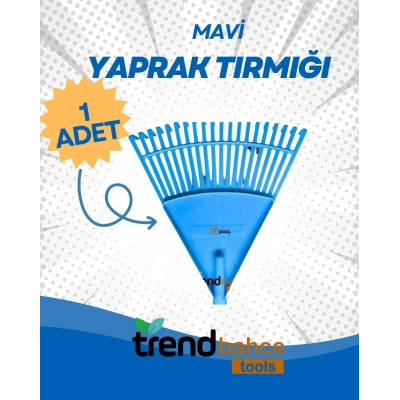 PLASTİK MAVİ BAHÇE TIRMIĞI