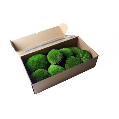 Top Yosun Şoklanmış Ort. 500 Gr. Ballmoss Yosun Koyu Yeşil