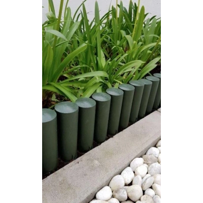 Trendbahce PLASTİK Çim Bordürü 2.3 METRE Çim Ayırıcı YEŞİL