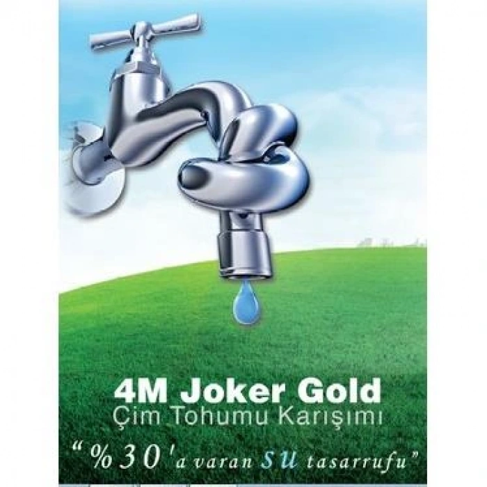 4m joker gold çim tohumu 10 kg