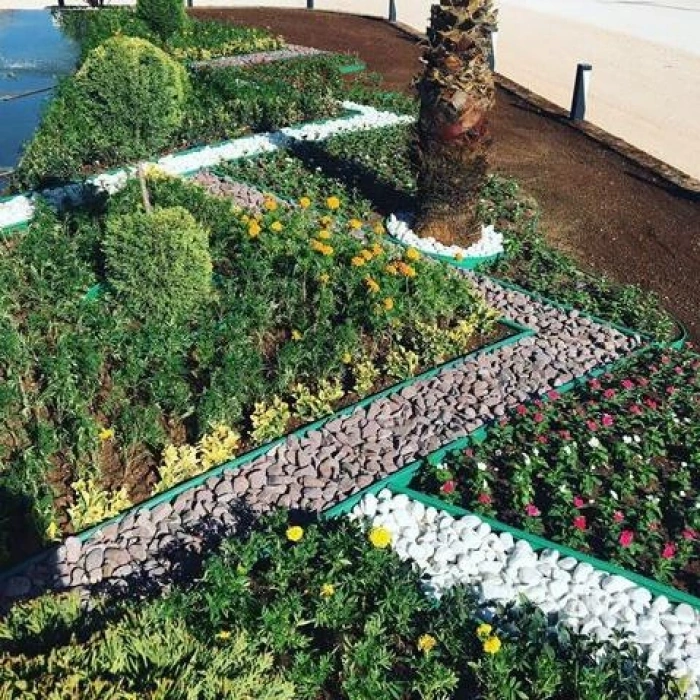 Çim Sınırlayıcı Düz 25 MT Yeşil -Çim Ayırıcı