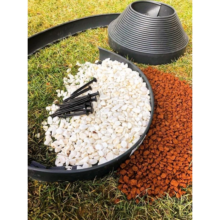 Çim Sınırlayıcı Esnek 25 MT SİYAH Çim Ayırıcı