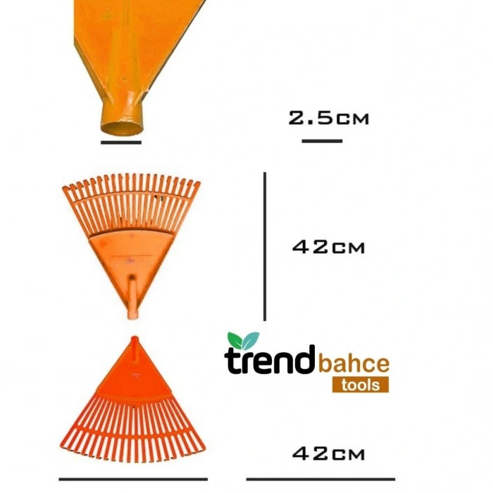 PLASTİK TURUNCU BAHÇE TIRMIĞI