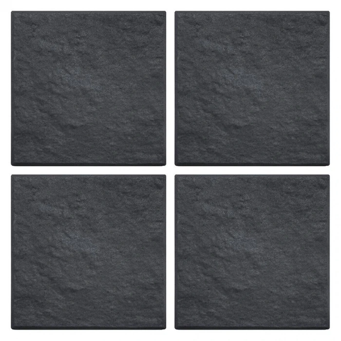 Taş Görünümlü Adım Taşı PVC Bahçe Yürüyüş Yolu Antrasit Renk