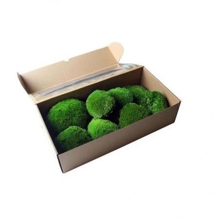 Top Yosun Şoklanmış Ort.250 Gr. Ballmoss Yosun Koyu Yeşil