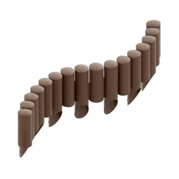 Trendbahce Ahşap Görünümlü Çim Bordürü 2.3 METRE Çim Ayırıcı