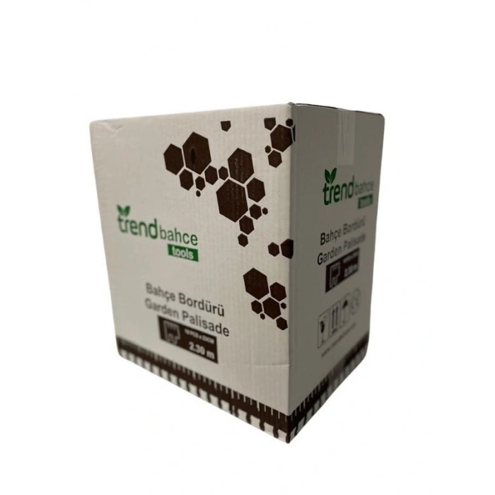 Trendbahce Ahşap Görünümlü Çim Bordürü 2.3 METRE Çim Ayırıcı