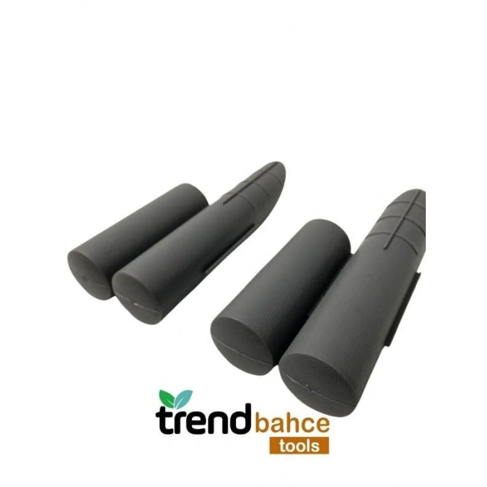 Trendbahce Ahşap Görünümlü Çim Bordürü 2.3 METRE Çim Ayırıcı Gri