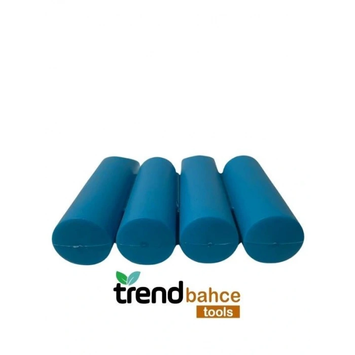 Trendbahce Ahşap Görünümlü Çim Bordürü 2.3 METRE Çim Ayırıcı Mavi