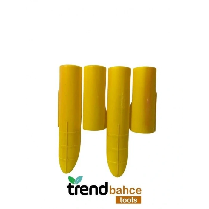 Trendbahce Ahşap Görünümlü Çim Bordürü 2.3 METRE Çim Ayırıcı Sarı