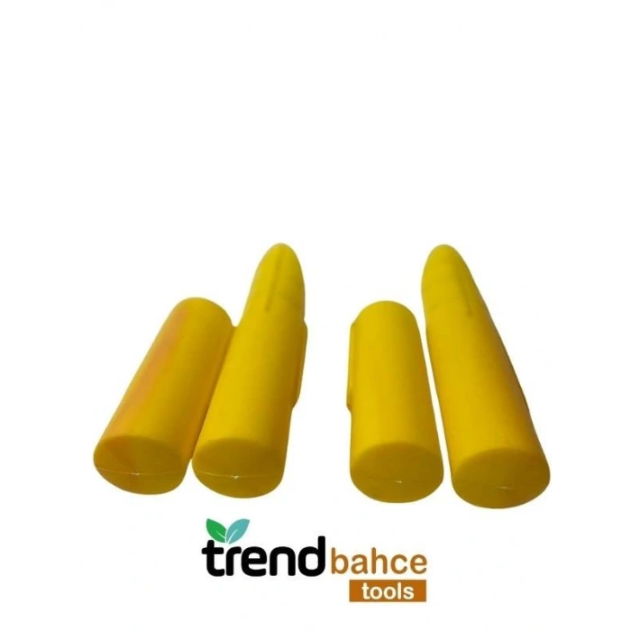 Trendbahce Ahşap Görünümlü Çim Bordürü 2.3 METRE Çim Ayırıcı Sarı