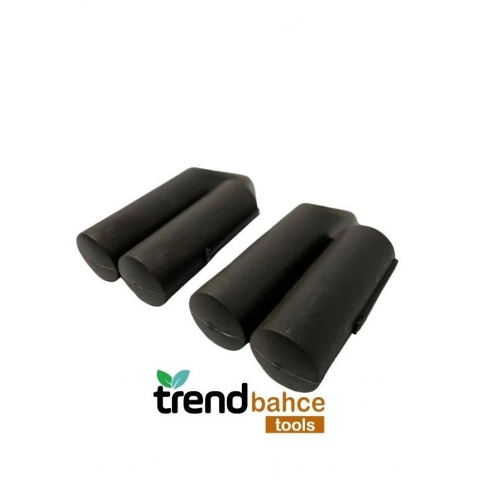 Trendbahce Ahşap Görünümlü Çim Bordürü 2.3 METRE Çim Ayırıcı Siyah