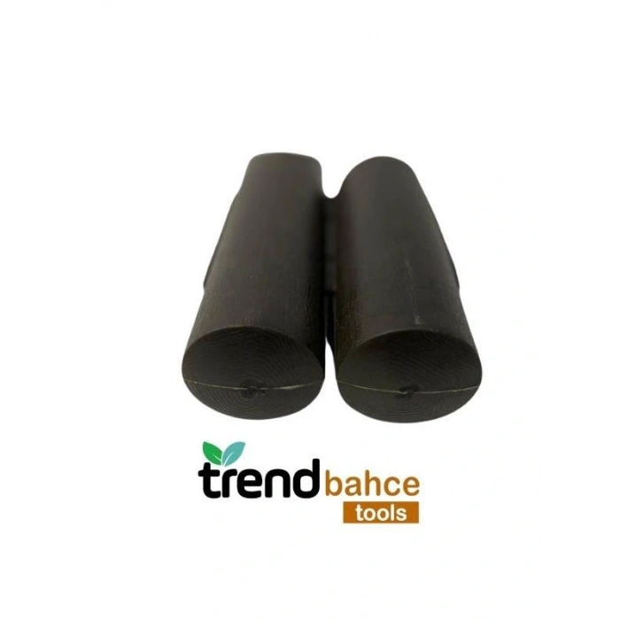 Trendbahce Ahşap Görünümlü Çim Bordürü 2.3 METRE Çim Ayırıcı Siyah