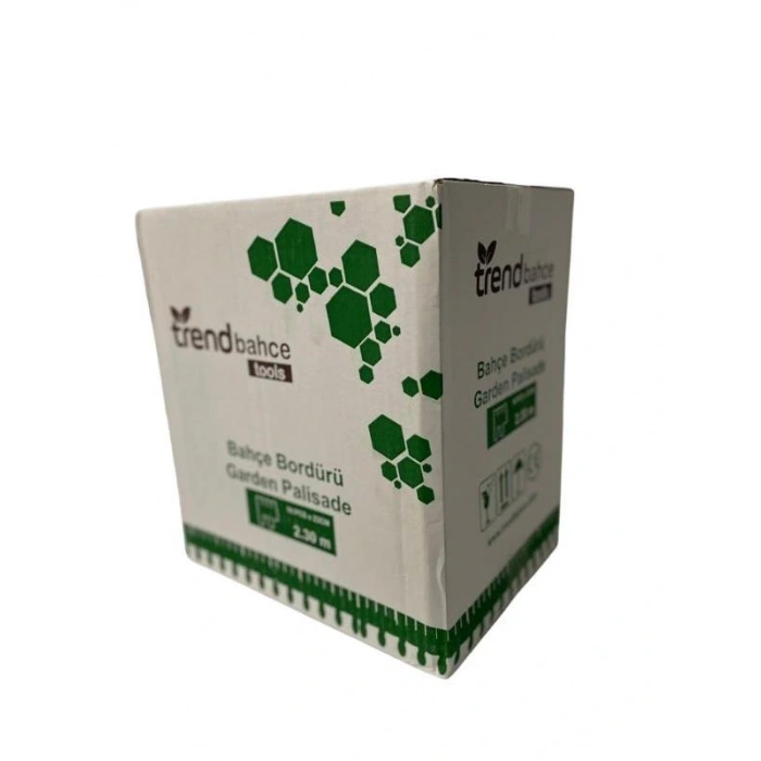 Trendbahce PLASTİK Çim Bordürü 2.3 METRE Çim Ayırıcı YEŞİL