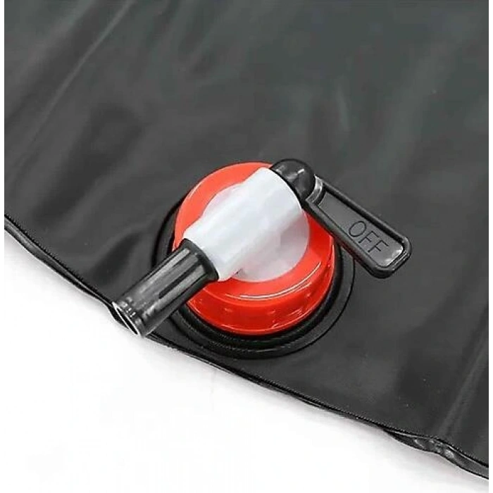 Trendbahce Solar Güneş Enerjili 20 Litre Katlanır Su Deposu Kamp Duşu