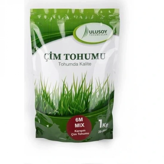 Ulusoy 6M Mix Çim Tohumu Karışımı 1Kg